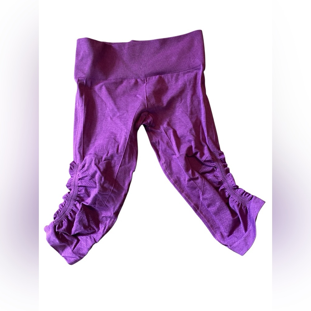 lululemon athletica Purple Ruffle Leggings